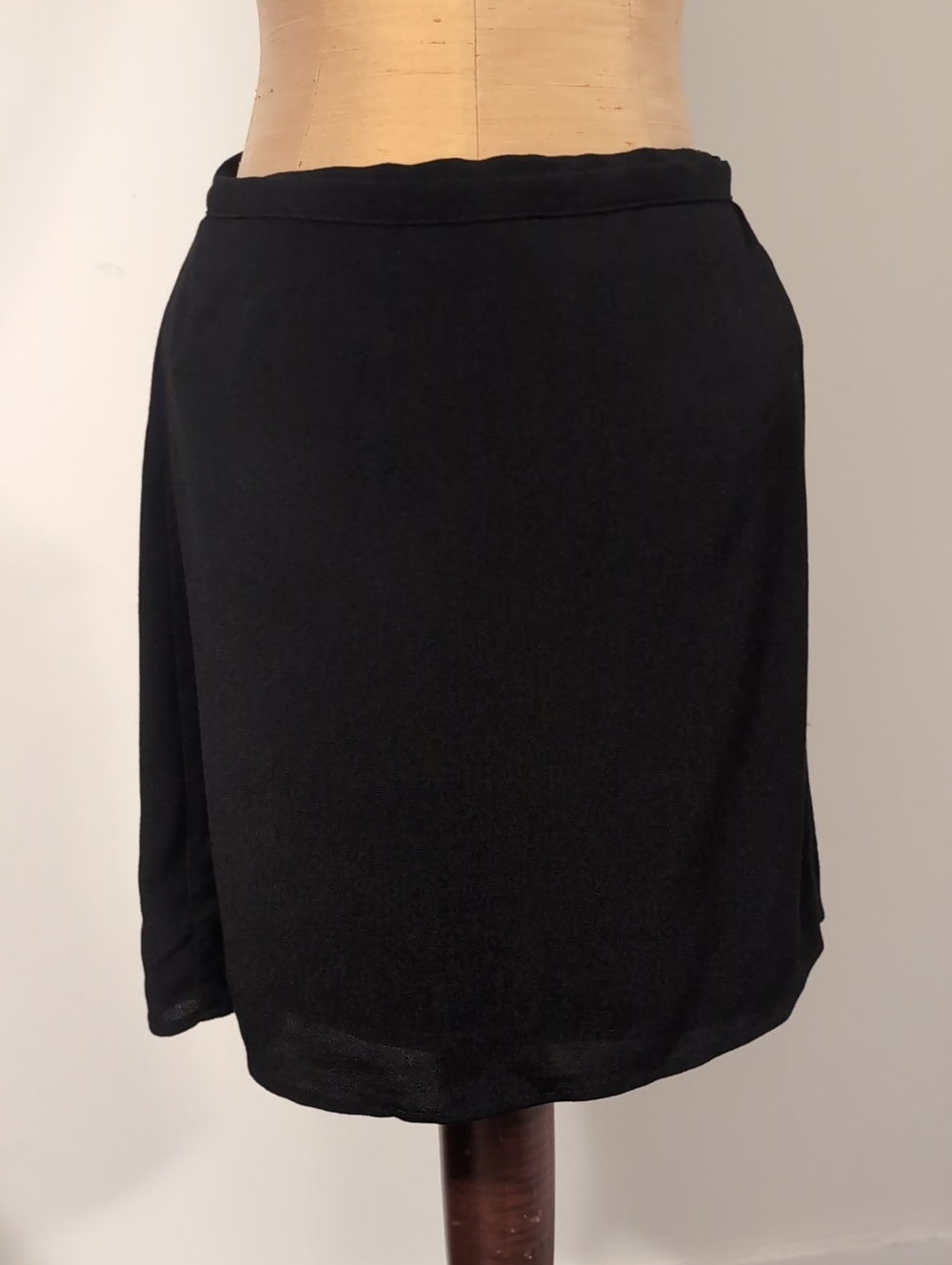 Sun-deh Black Wrap Mini Skirt Size XS